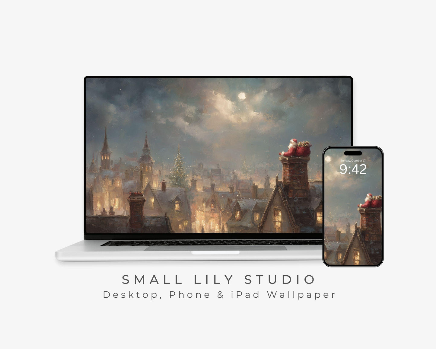 Santa Desktop Wallpaper Set