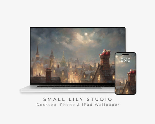 Santa Desktop Wallpaper Set