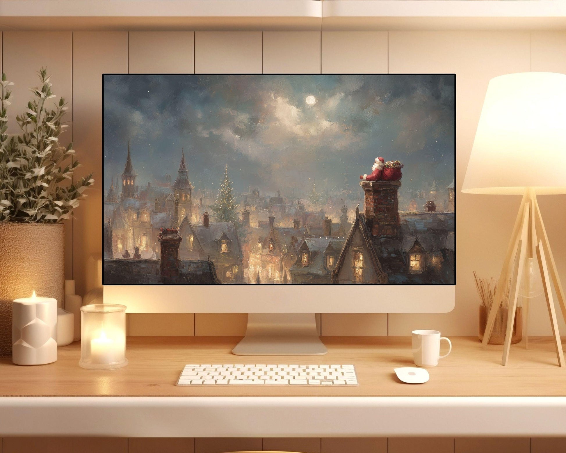 Santa Desktop Wallpaper Set