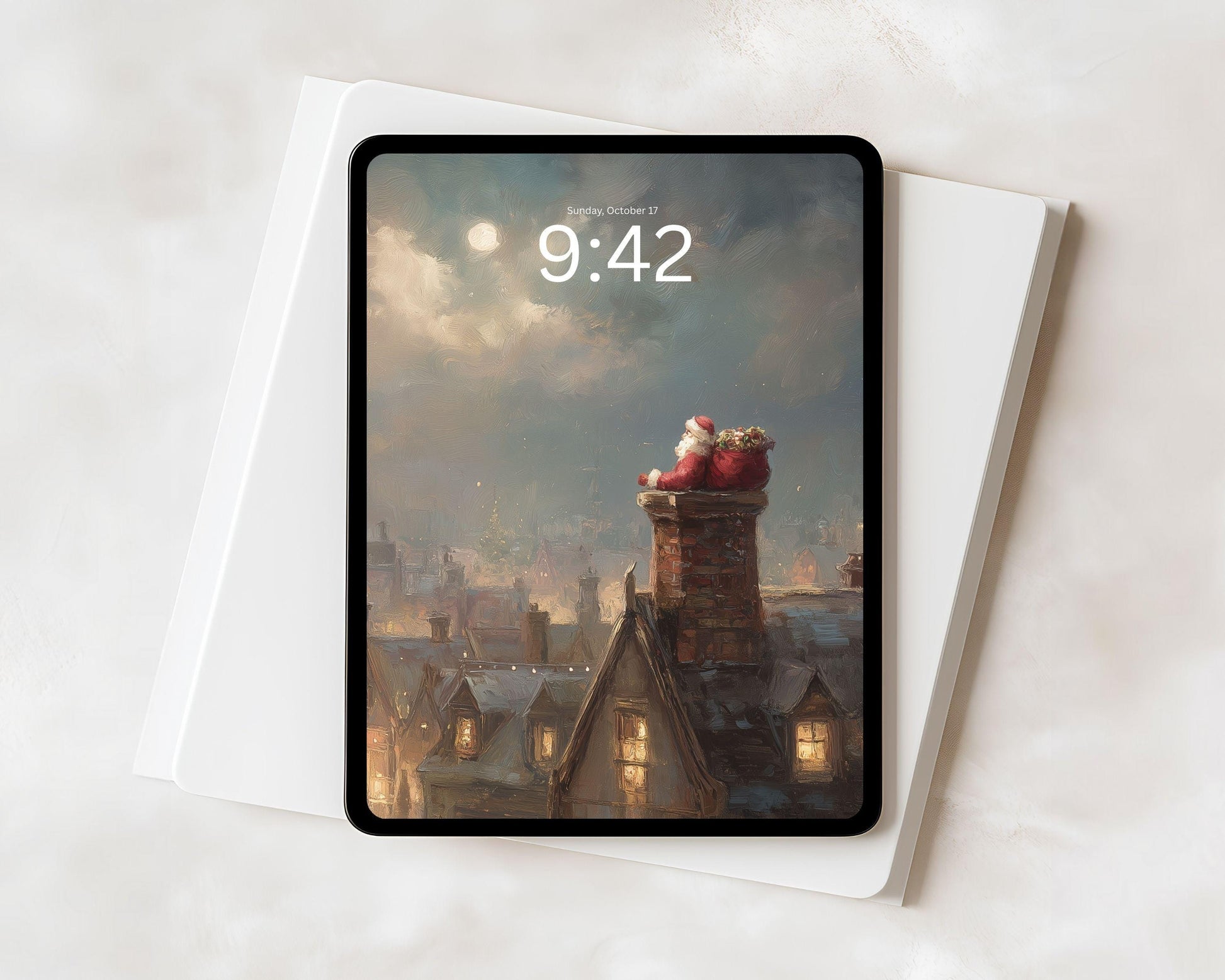 Santa iPad Wallpaper