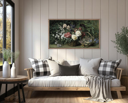 Moody Florals Frame TV Art