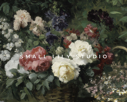 Moody Florals Frame TV Art