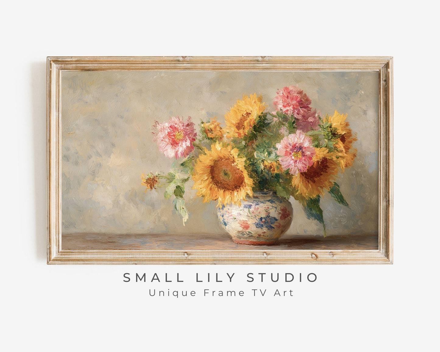 Colorful Flowers Frame TV Art