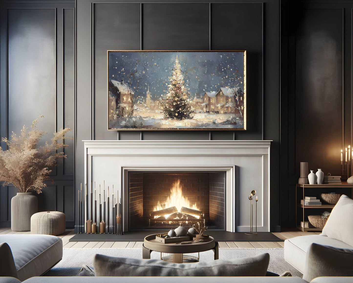 Christmas Tree Frame TV Art