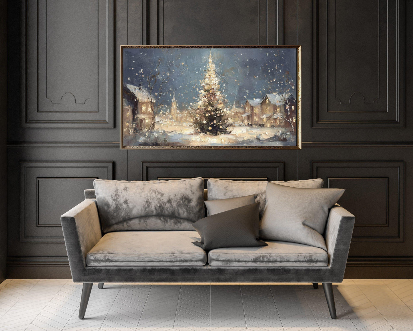 Christmas Tree Frame TV Art