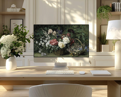 Moody Floral Desktop Wallpaper Set