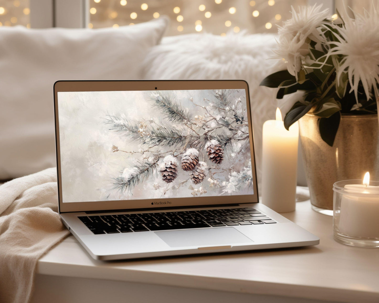 Pine Cones Desktop Wallpaper