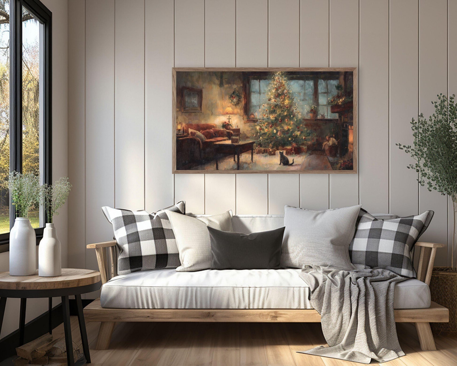 Cozy Christmas Frame TV Art