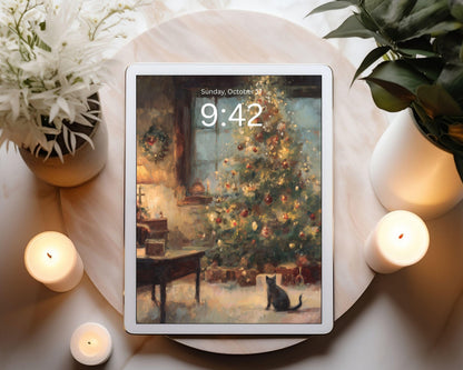 Cozy Christmas Desktop Wallpaper Set