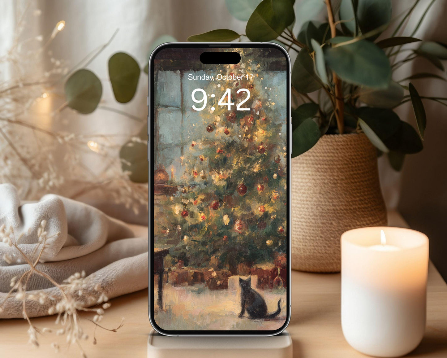 Cozy Christmas Desktop Wallpaper Set