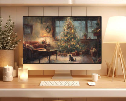 Cozy Christmas Desktop Wallpaper Set