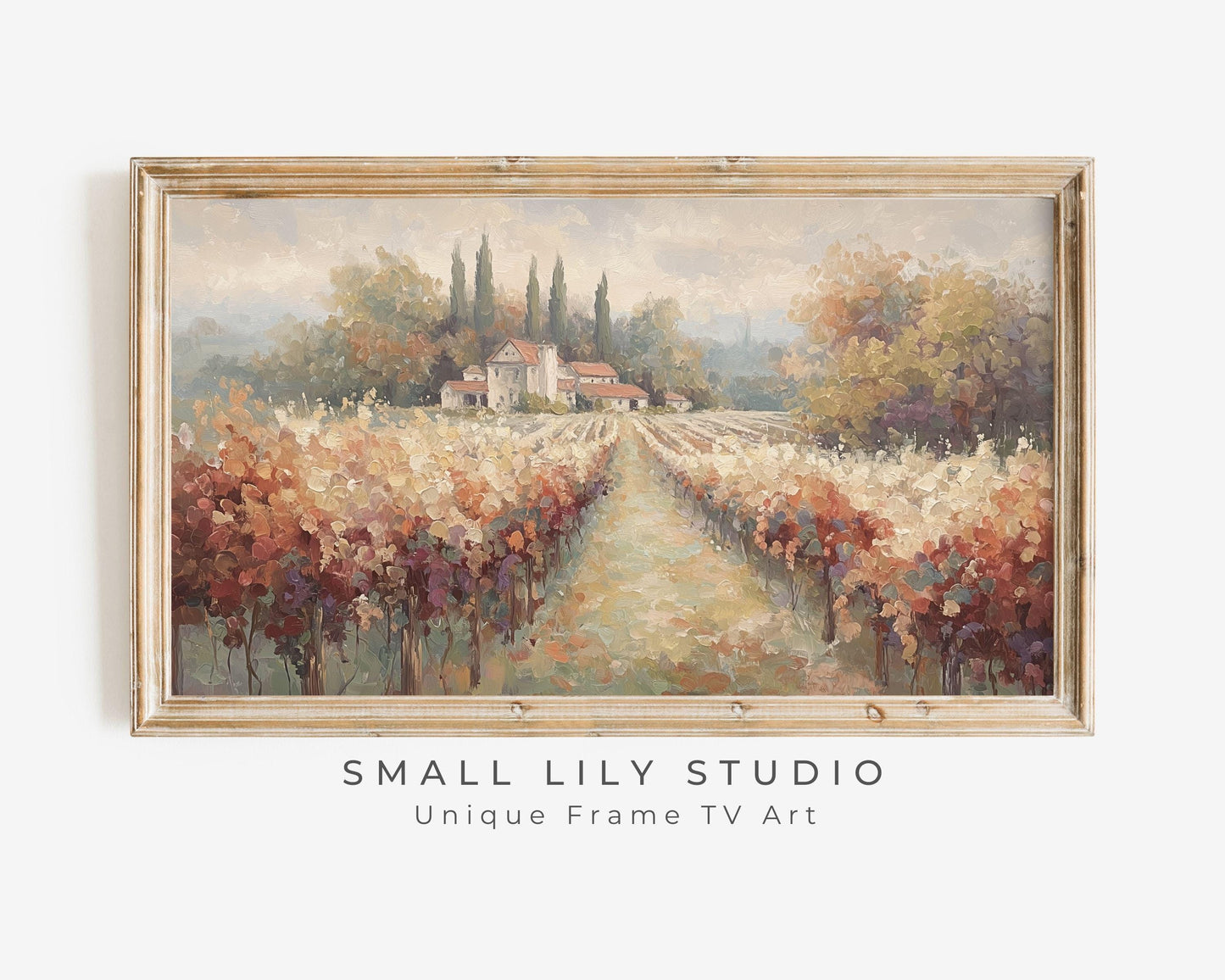 Fall Vineyard Frame TV Art