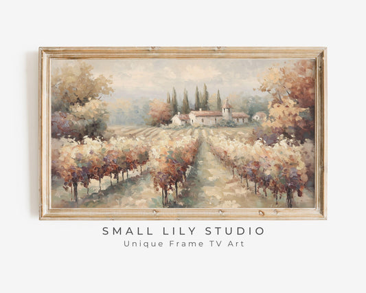 French Vineyard Frame TV Art