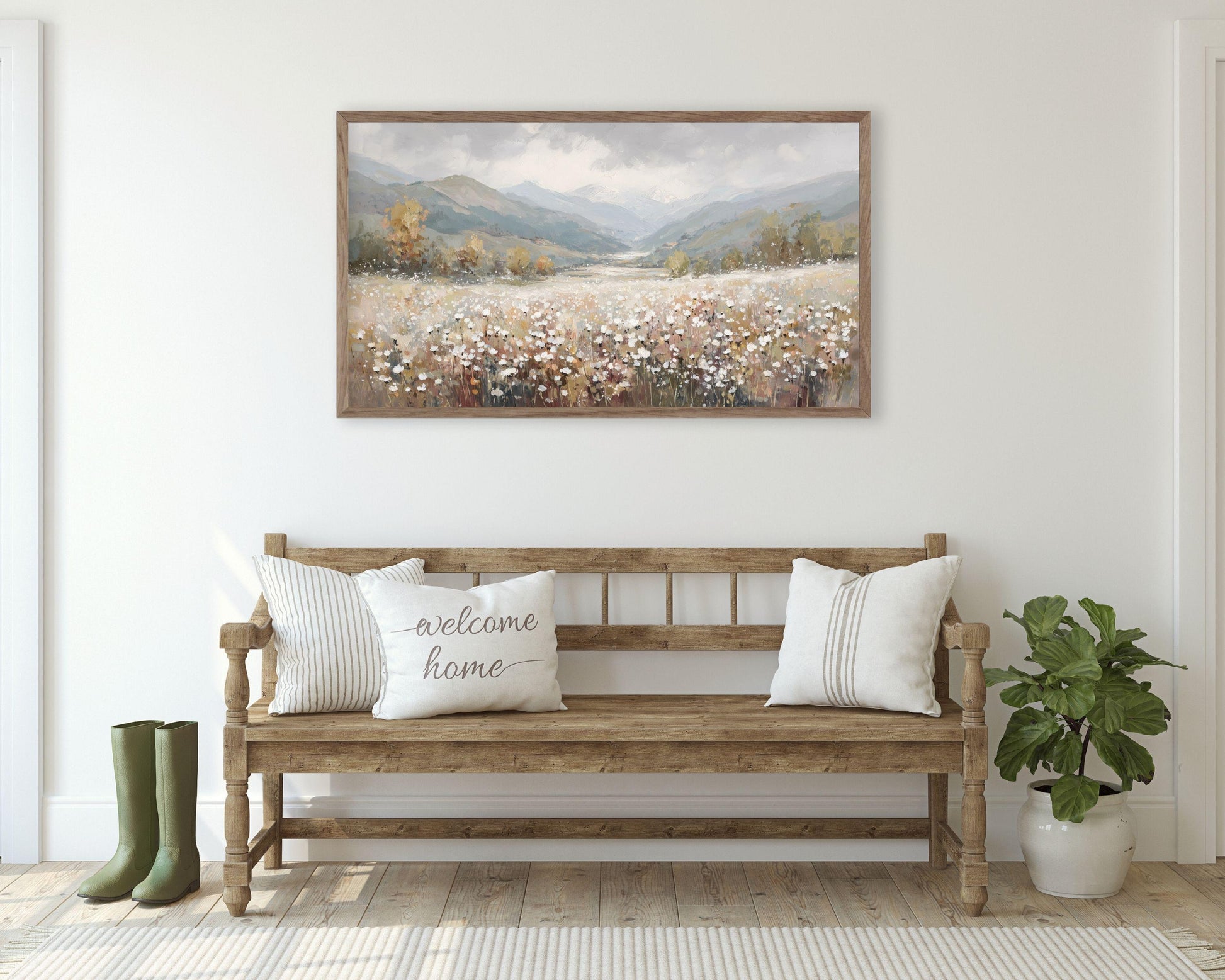 Fall Wildflowers Frame TV Art