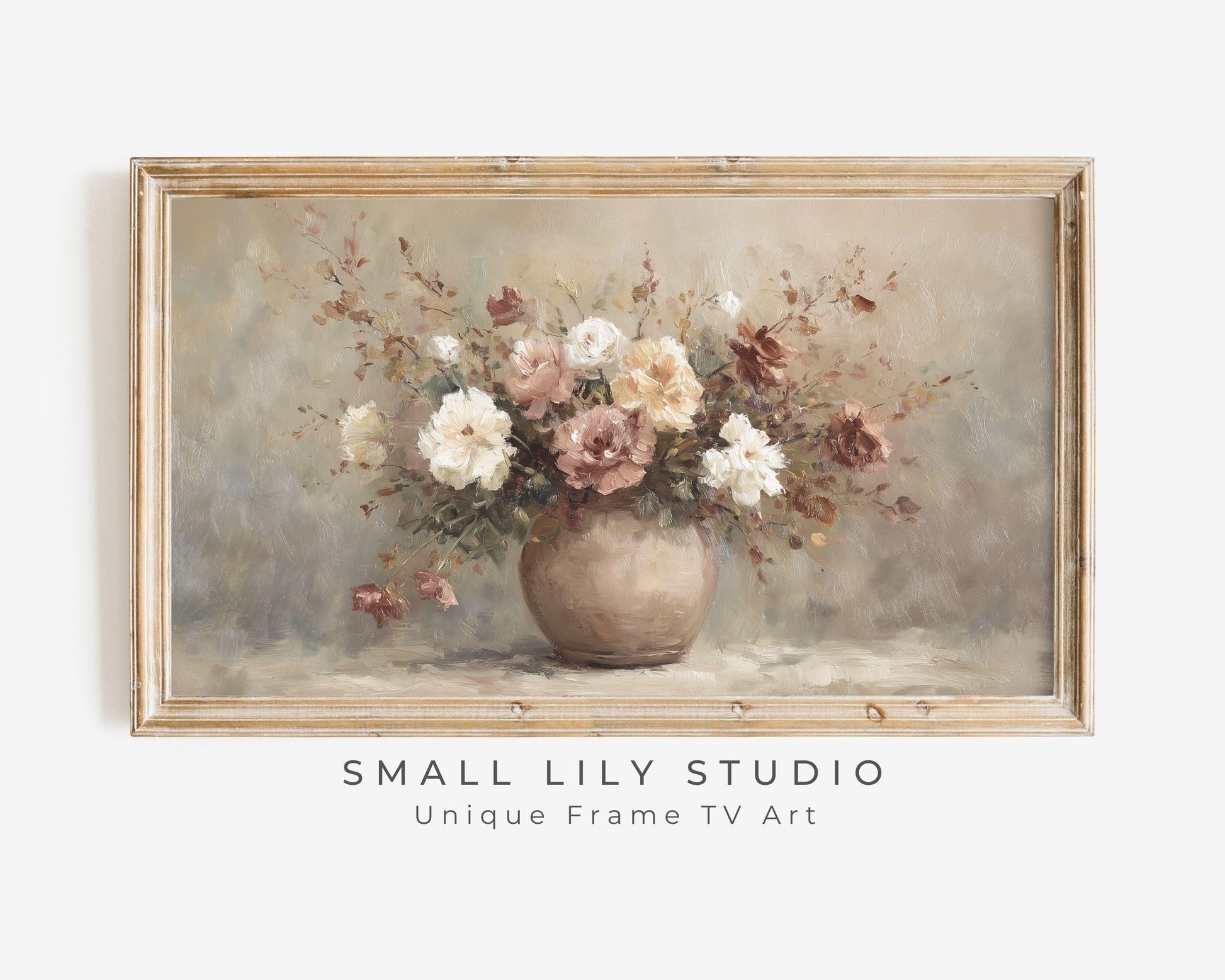 Fall Flowers Frame TV Art