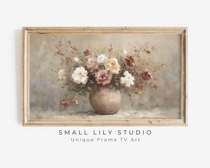 Fall Flowers Frame TV Art