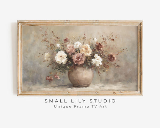 Fall Flowers Frame TV Art