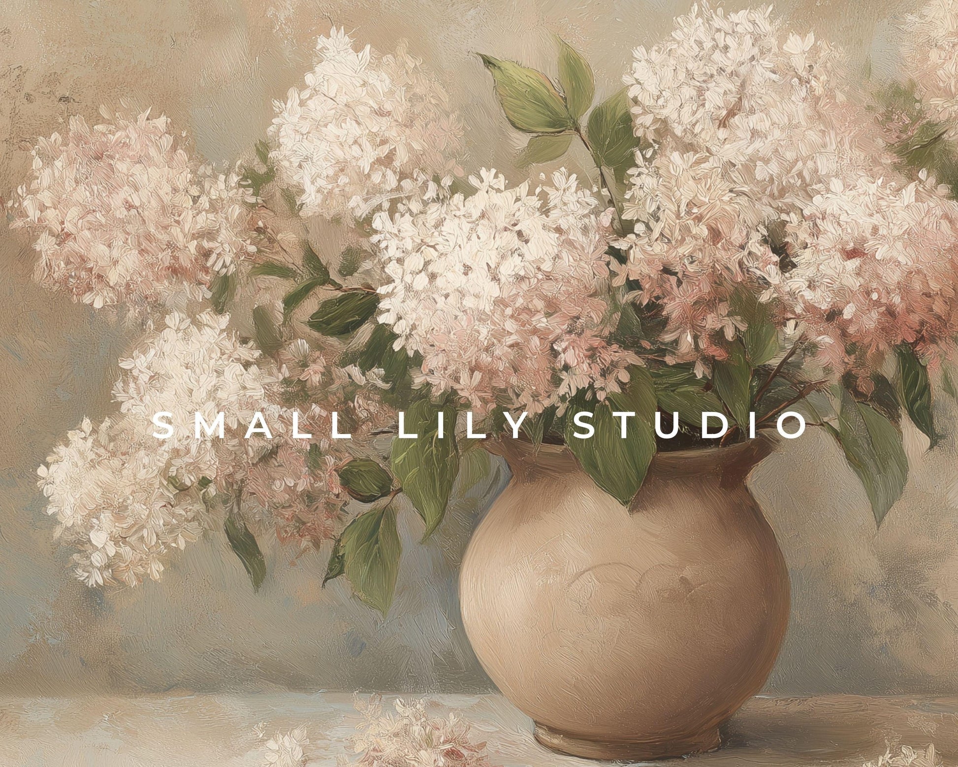 Pink Hydrangeas Frame TV Art