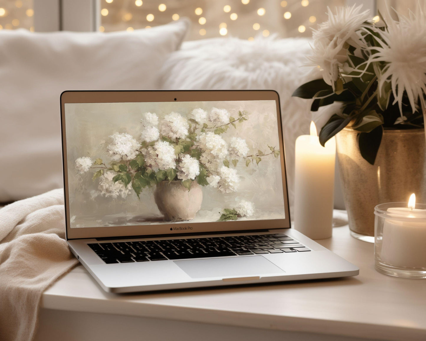 Hydrangeas Desktop Wallpaper