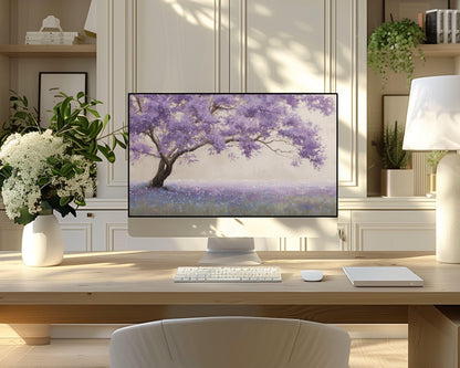 Jacaranda Tree Desktop Wallpaper