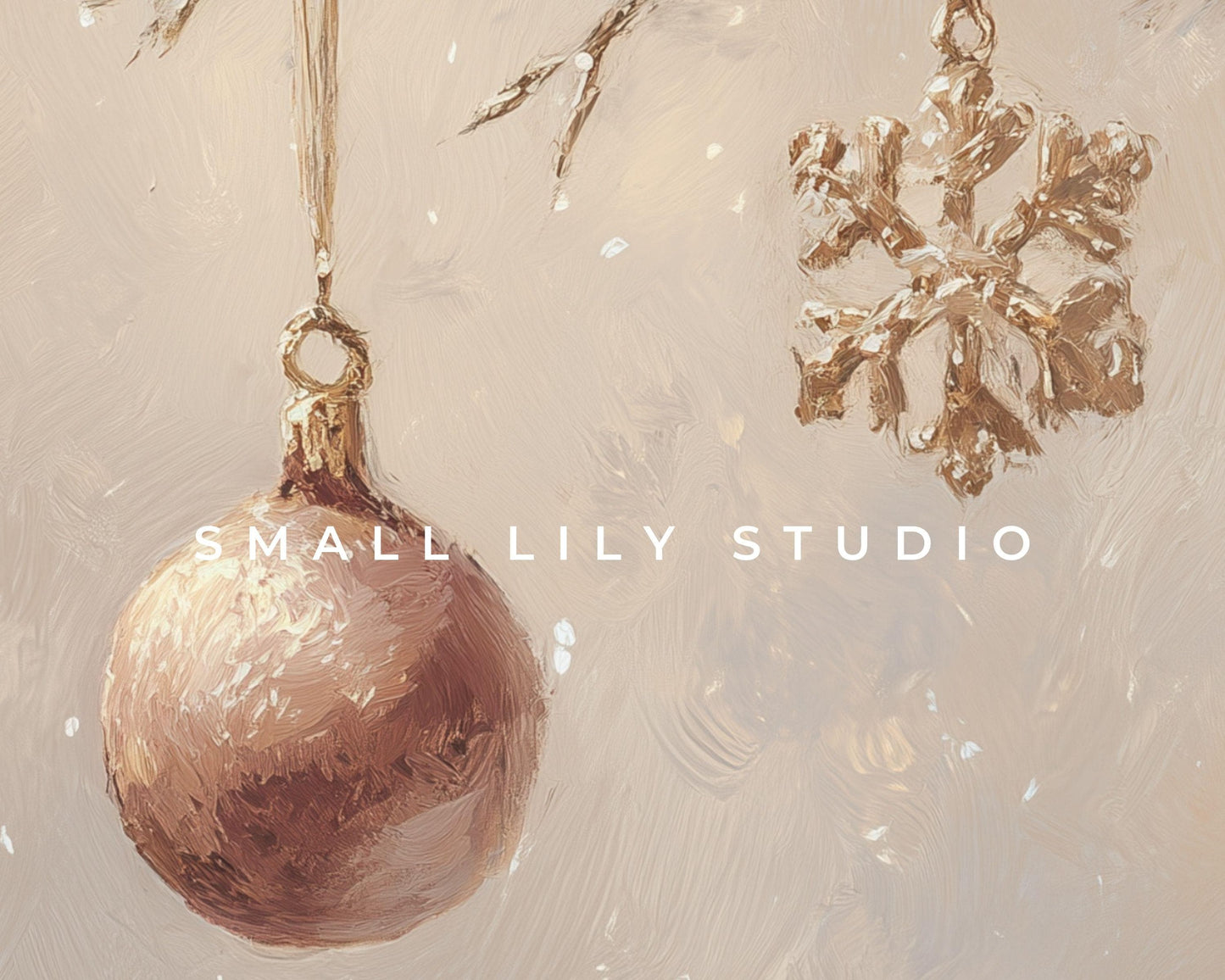 Christmas Ornaments Phone Wallpaper