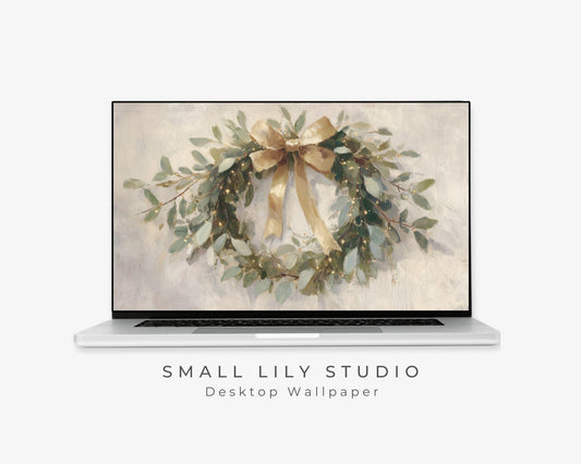 Christmas Wreath Desktop Wallpaper