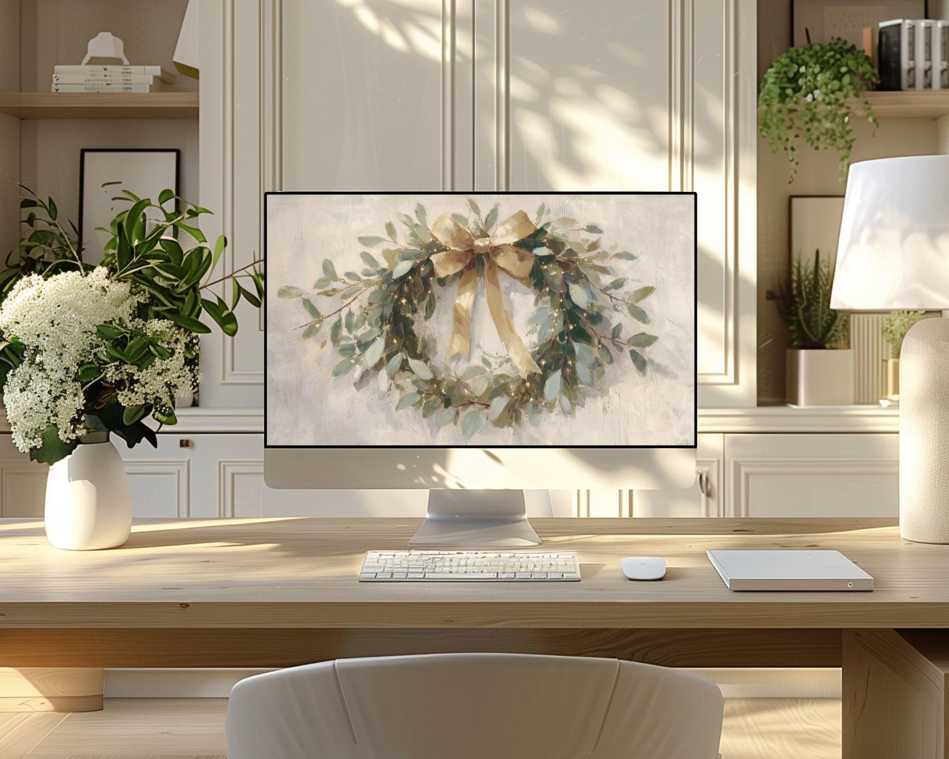 Christmas Wreath Desktop Wallpaper