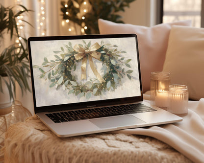 Christmas Wreath Desktop Wallpaper