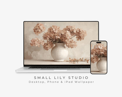 Hydrangeas Desktop Wallpaper Set