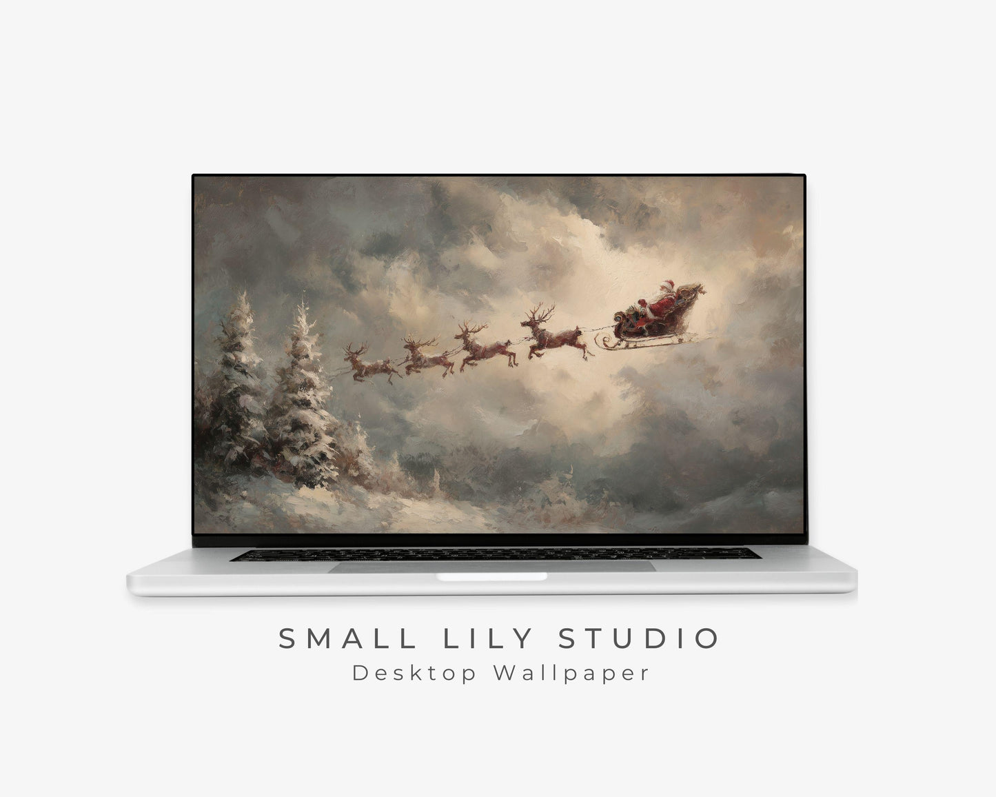 Moody Christmas Desktop Wallpaper