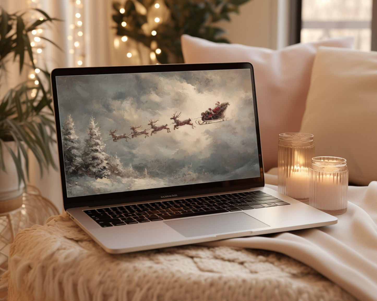 Moody Christmas Desktop Wallpaper