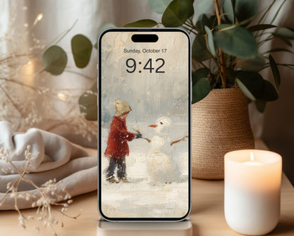 Snowman Desktop Wallpaper Set