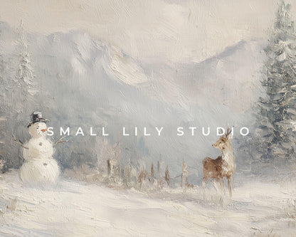 Snowman Desktop Wallpaper Set