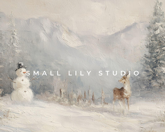 Snowman Desktop Wallpaper Set