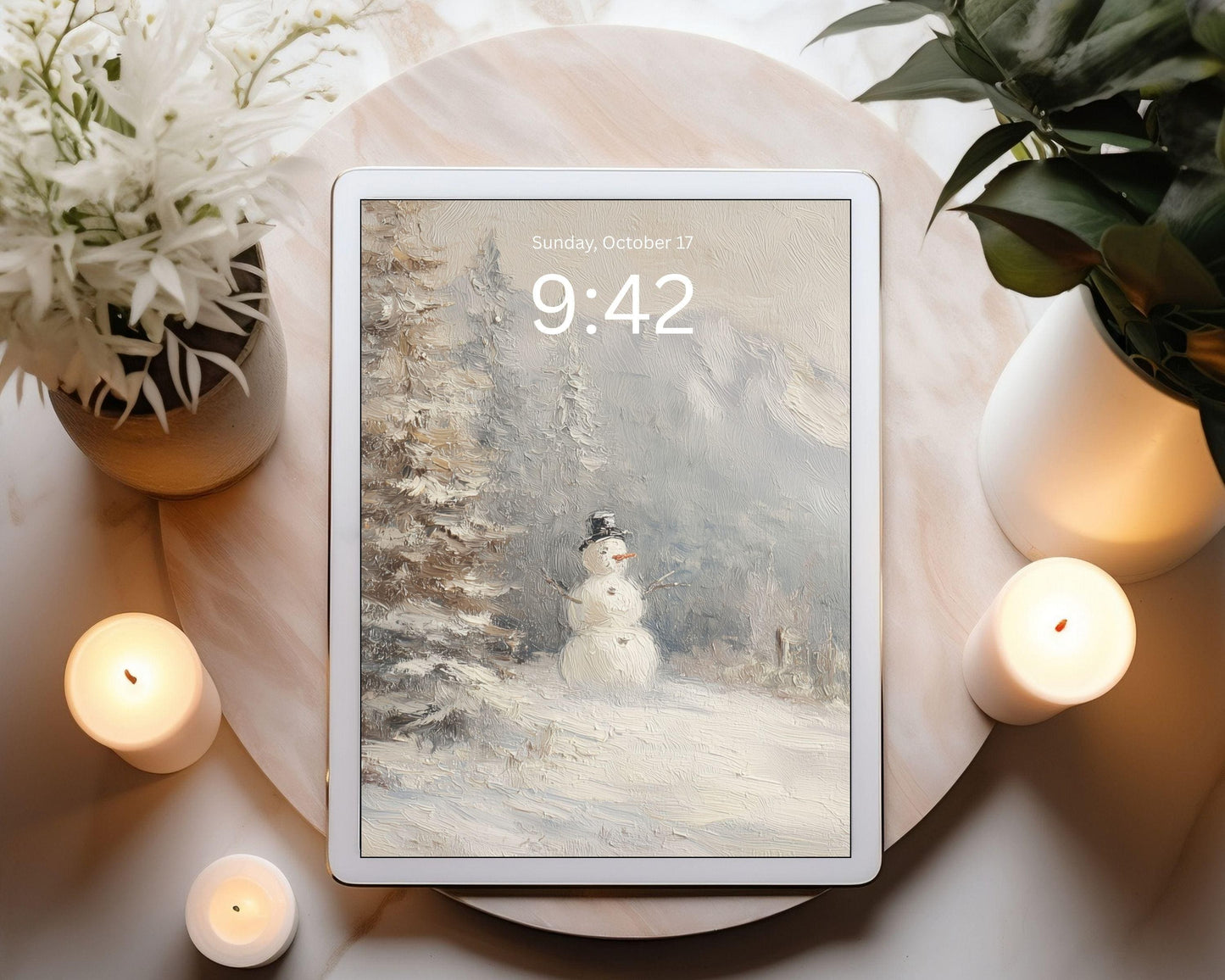 Snowman Desktop Wallpaper Set