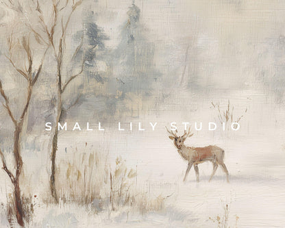 Minimalist Deer iPad Wallpaper