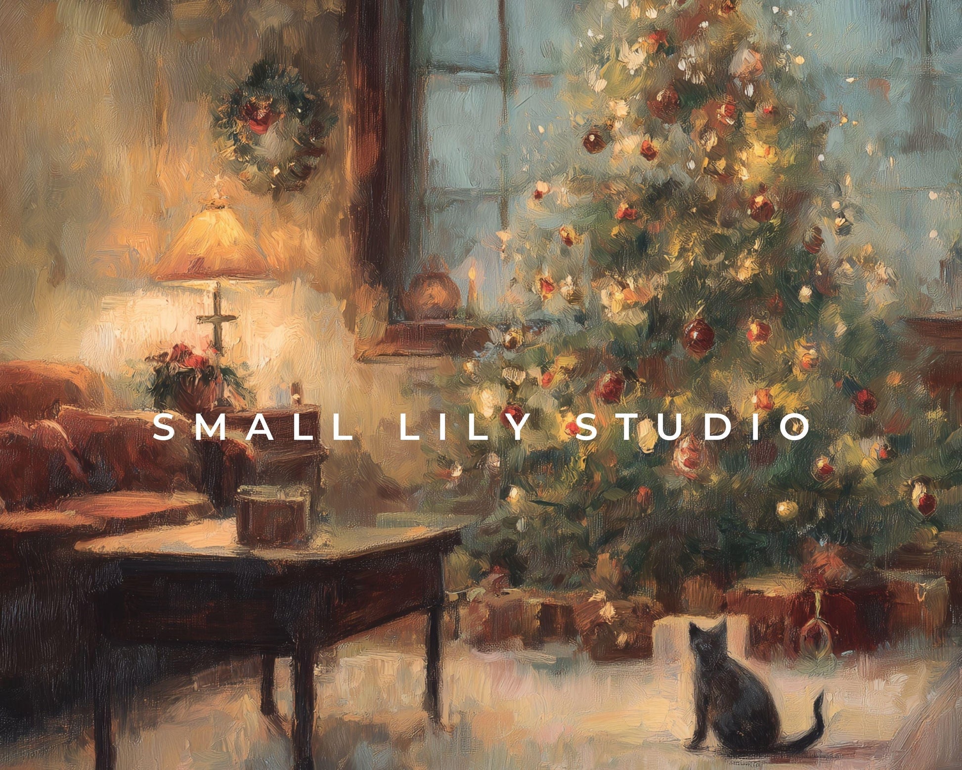 Cozy Christmas Frame TV Art