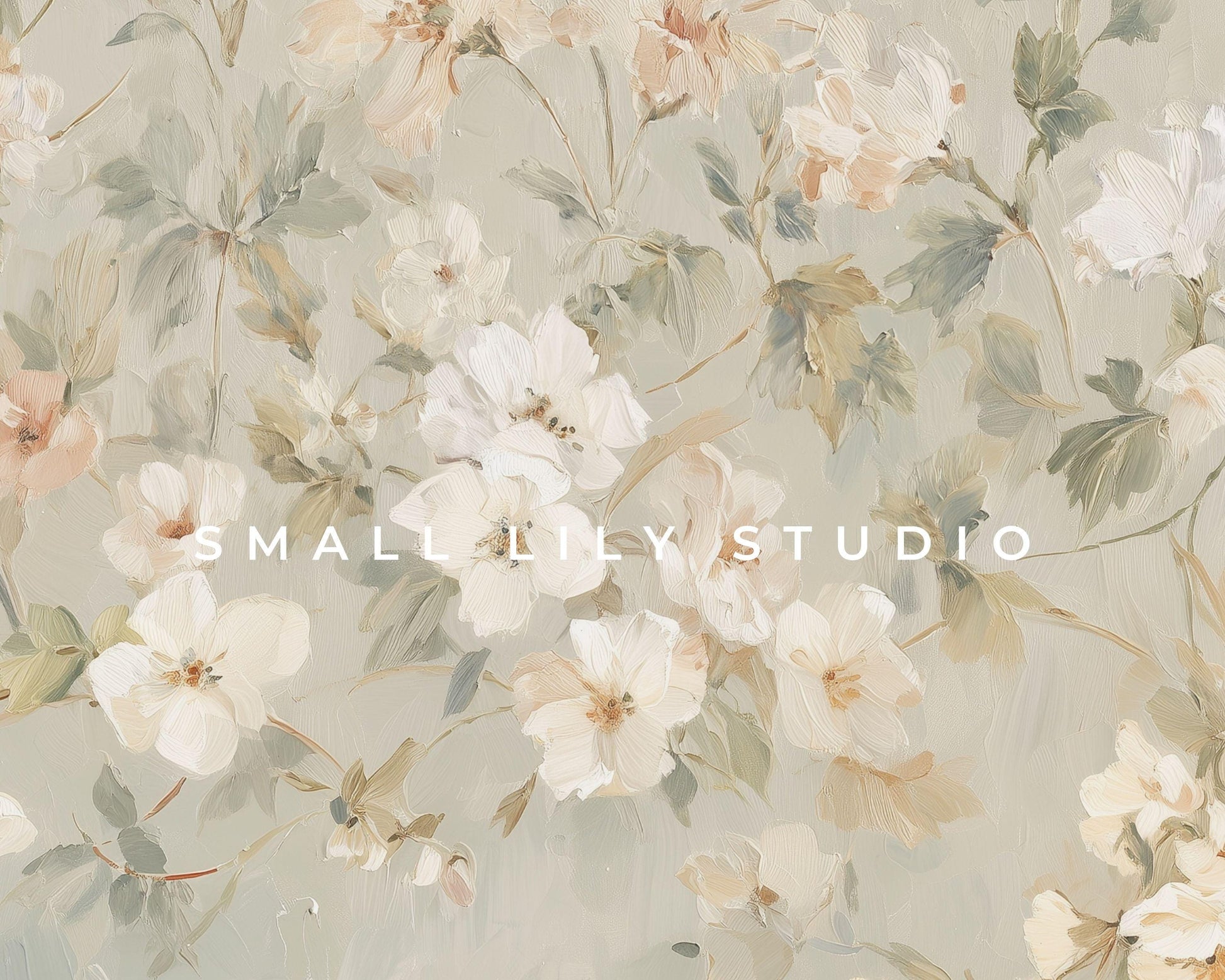 Pastel Floral Desktop Wallpaper Set, Fall Phone Wallpaper, Autumn iPhone Wallpaper, Neutral iPad Background Vintage Style | WS127