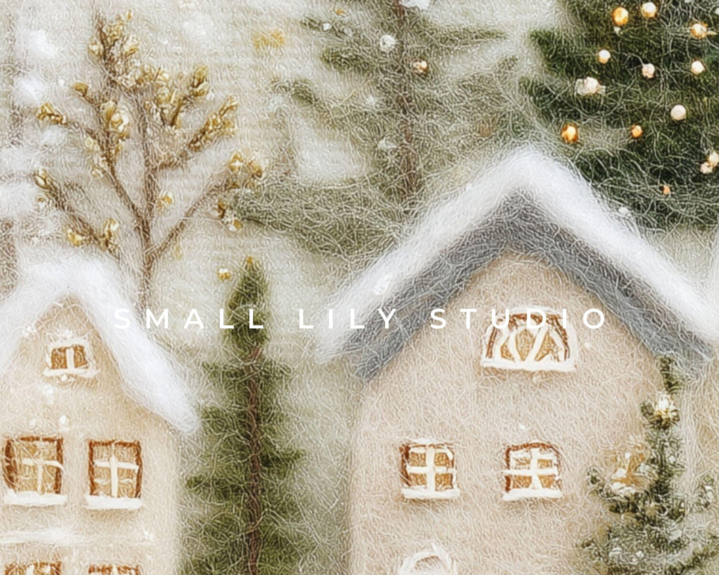 Christmas Village Phone Wallpaper
