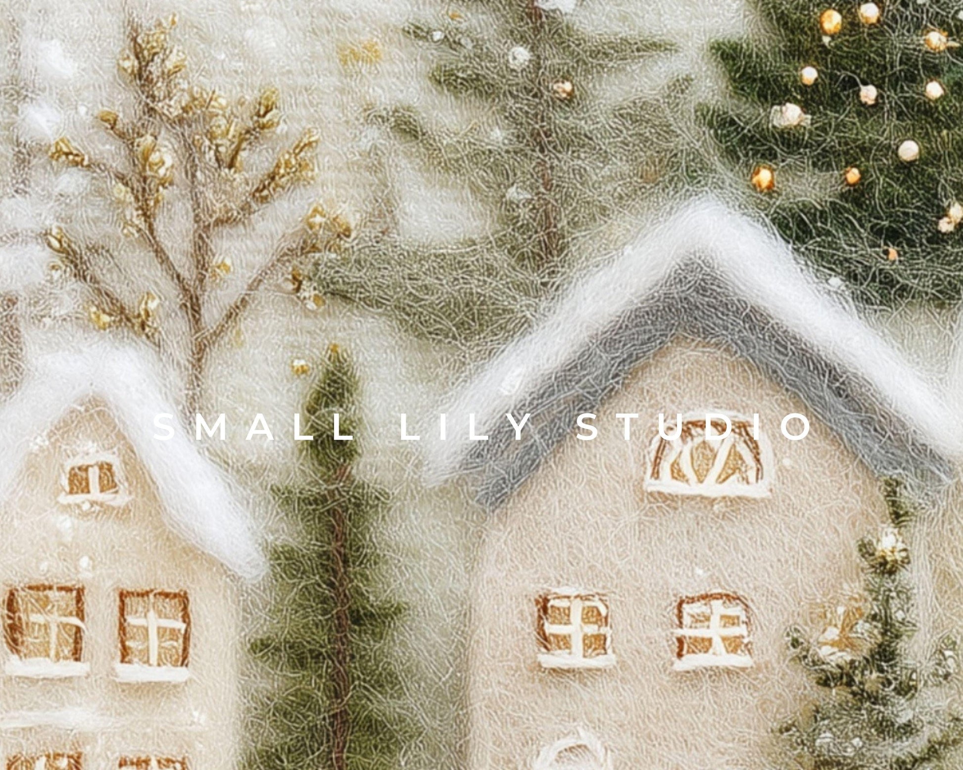 Christmas Village Phone Wallpaper