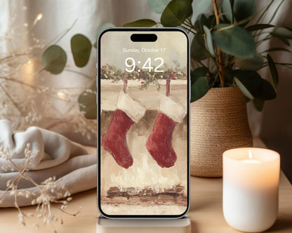 Christmas Stockings Desktop Wallpaper Set