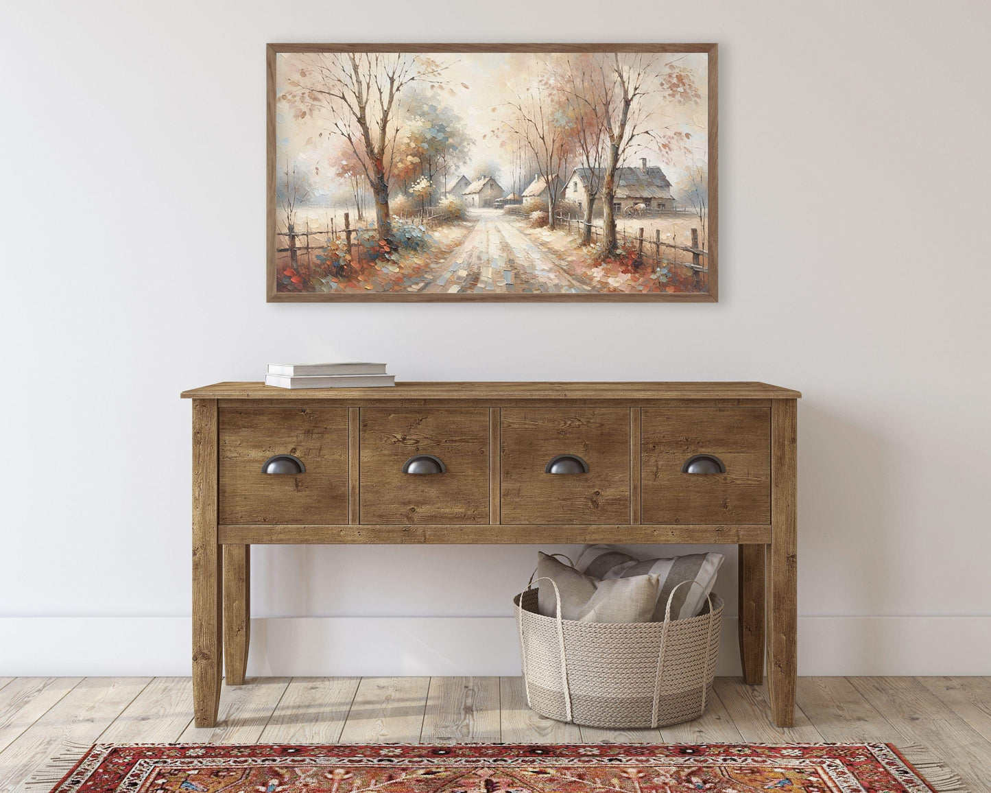 a computer screen with a picture of flowers on it