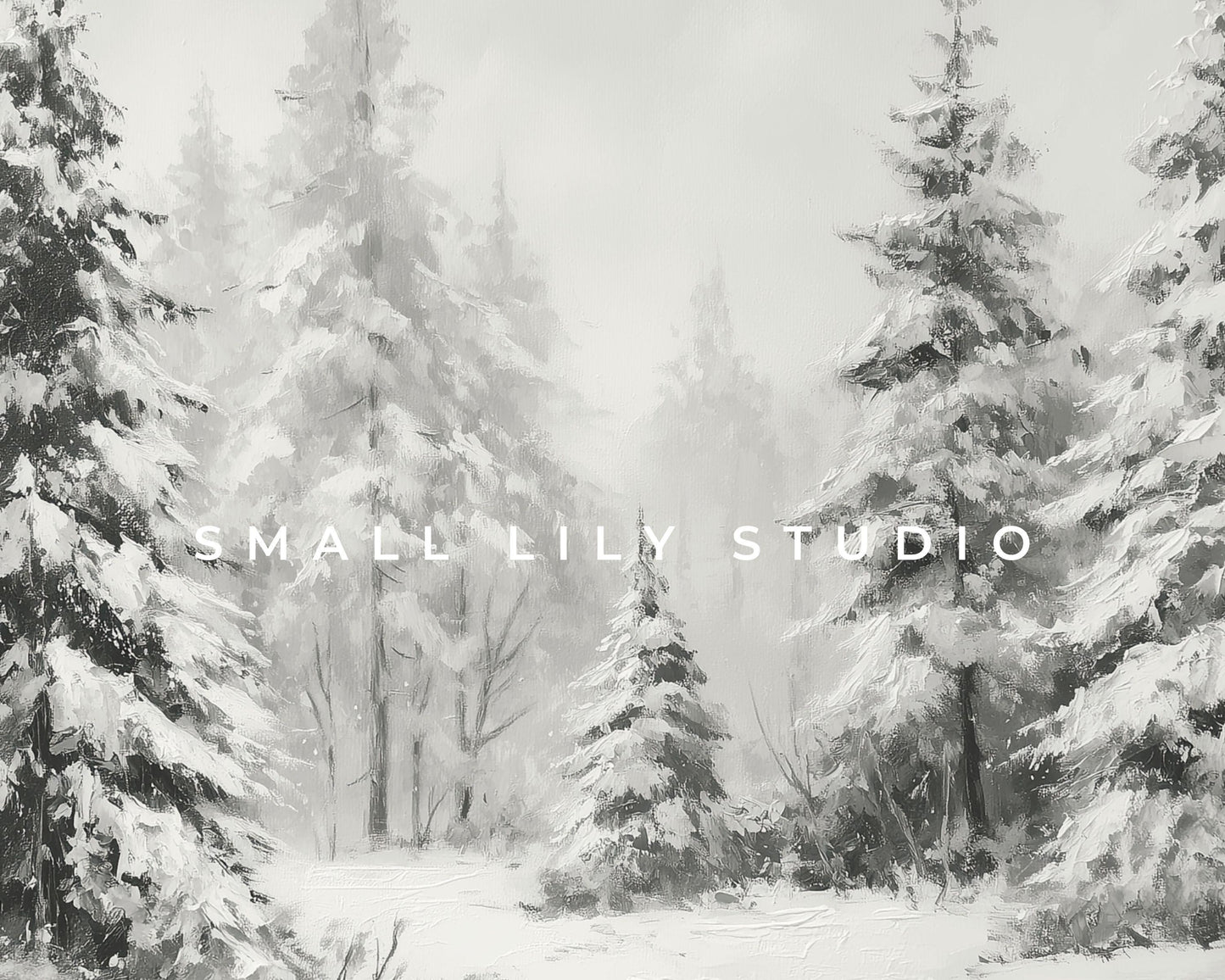 Winter Forest Frame TV Art