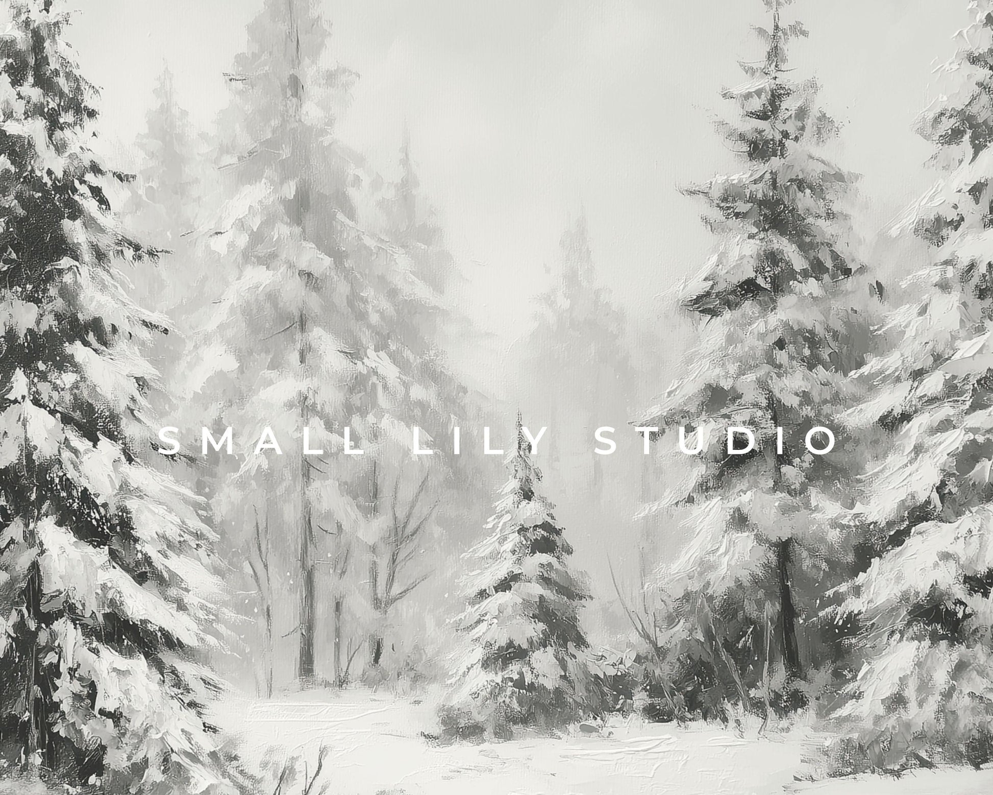 Winter Forest Frame TV Art