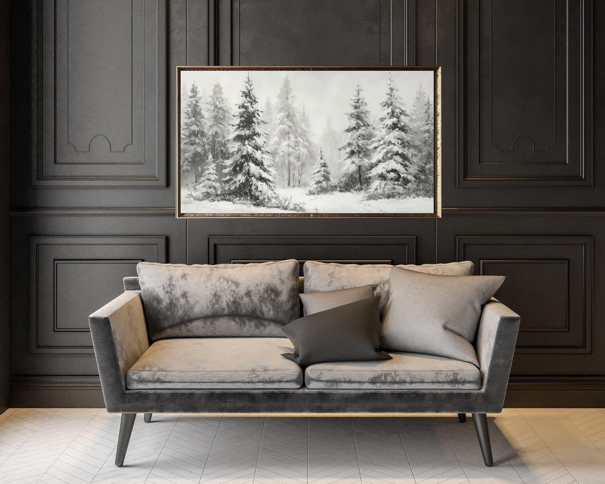 Winter Forest Frame TV Art