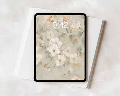 Pastel Floral iPad Wallpaper
