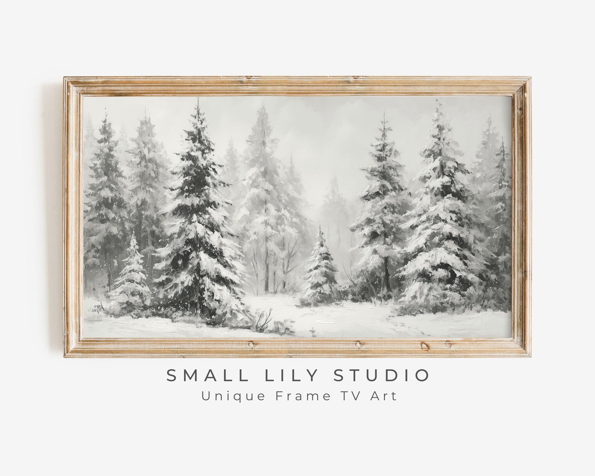 Winter Forest Frame TV Art