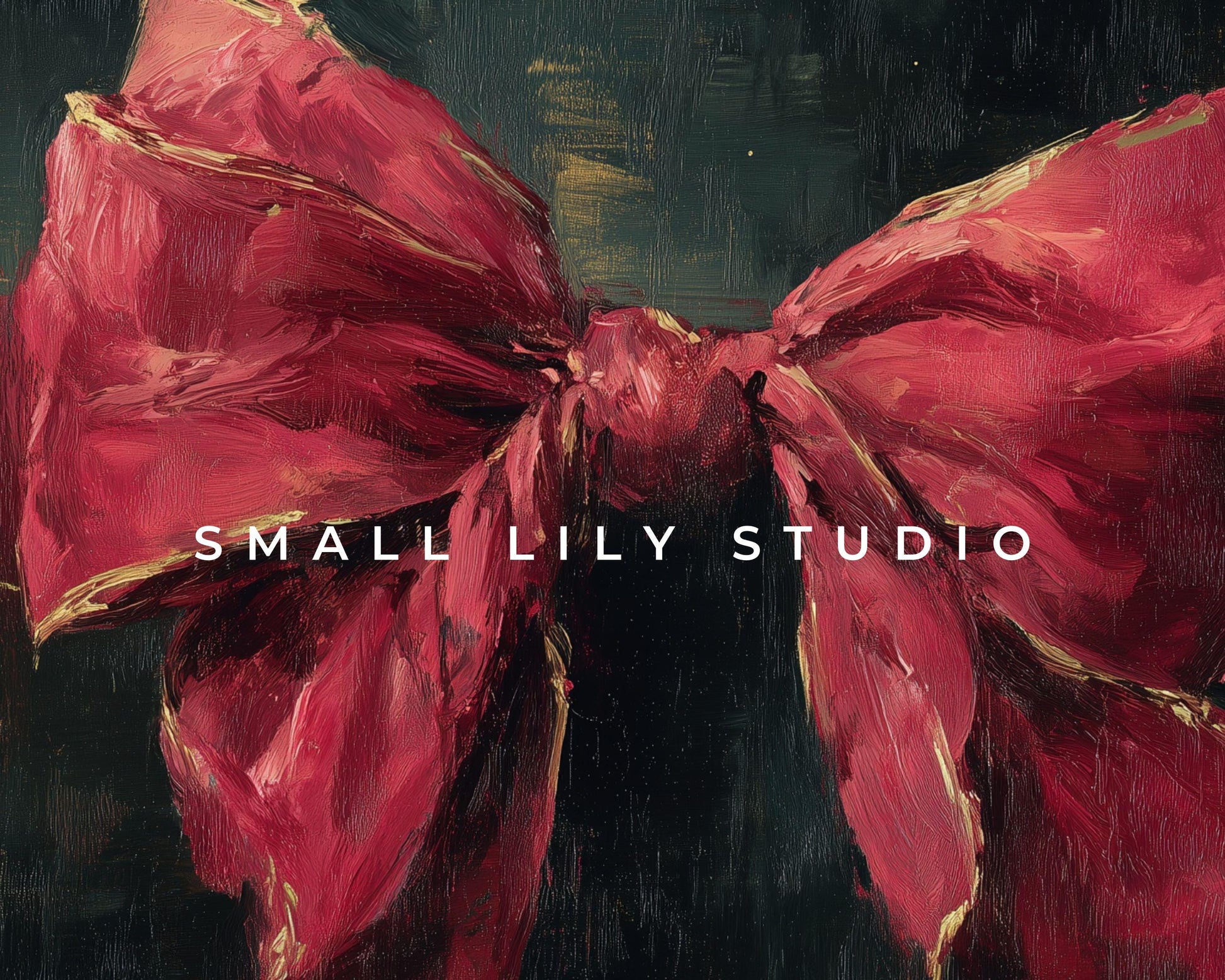 FRAME TV art Red Velvet Bow, Samsung Frame TV art Burgundy Christmas Vintage Style Painting | TV1052