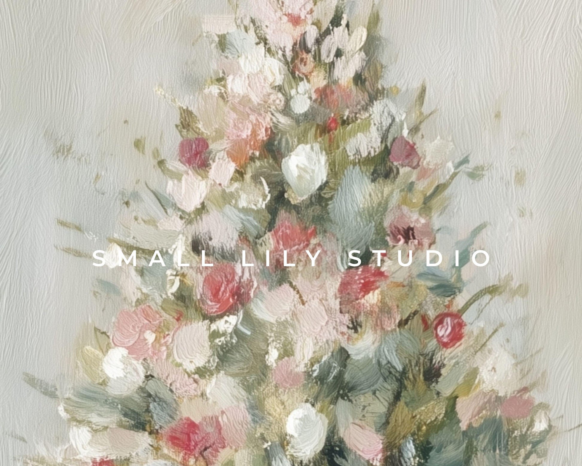 Christmas Tree Phone Wallpaper Set of 2, Holiday iPhone Wallpapers, Cute Samsung Galaxy Phone Background, Vintage Style Art | WPB004