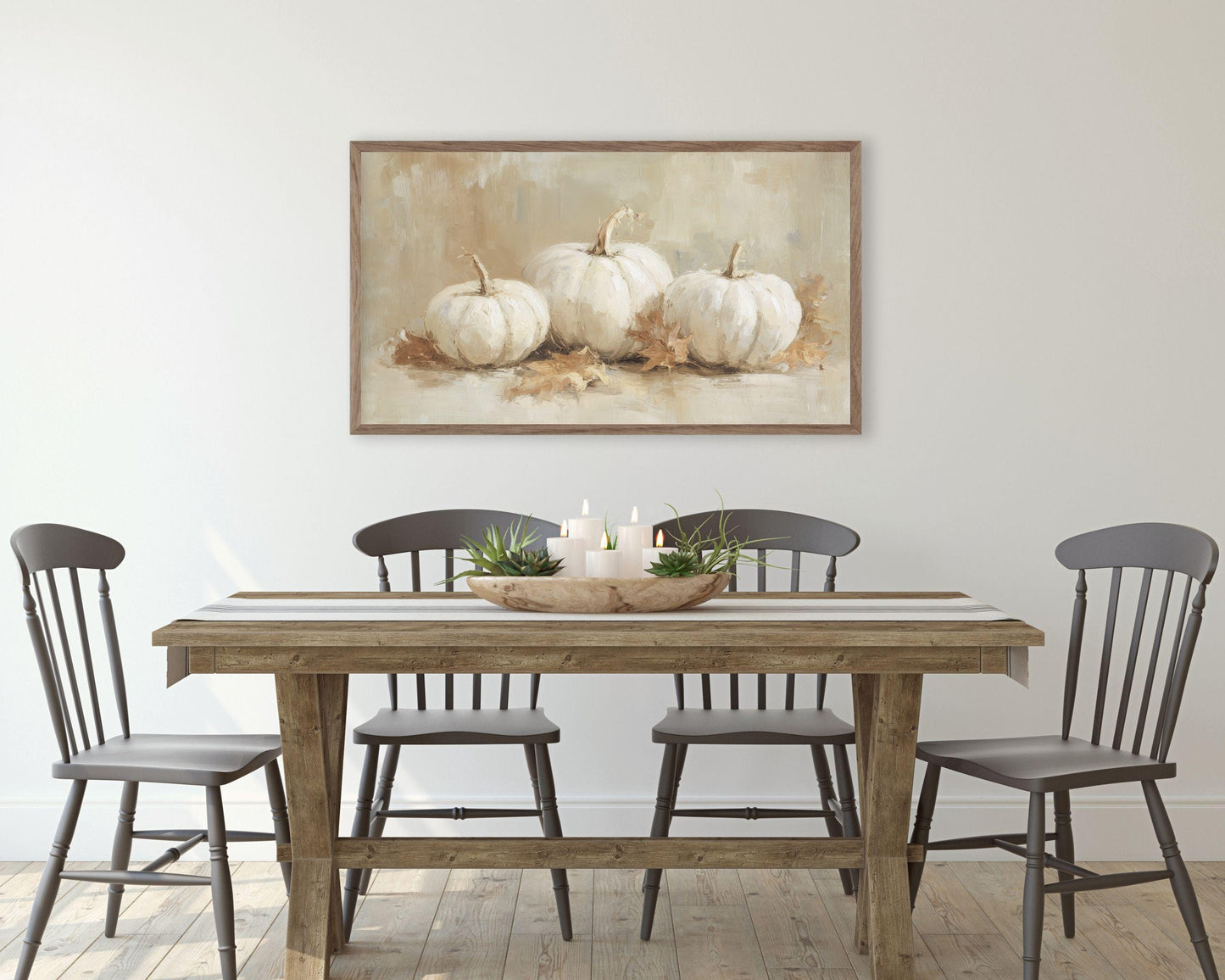 Fall Thanksgiving FRAME TV Art Bundle of 16, Samsung Frame TV Art Autumn Landscapes and Pumpkins, Thanksgiving tv screensaver | TV740
